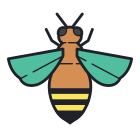 ミツバチのトップビュー icon
