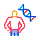 Human DNA icon