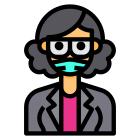 Woman in Mask icon