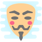 Guy-Fawkes-Maske icon