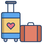 Honeymoon Travel suitcase icon