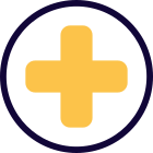 Hospital cross sign isolated on a white background icon