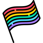 Rainbow Flag icon