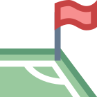 Fútbol Corner Filled icon