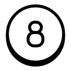 8 в закрашенном кружке icon