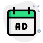 スケジュールおよびリマインダー広告用のカレンダーに表示される外部広告-green-tal-revivo icon