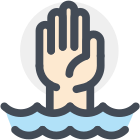 Drowning icon