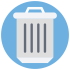 Dustbin icon