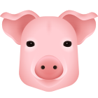 emoji con faccia di maiale icon