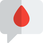 Chat regarding for the correct type of blood type icon