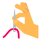 Hand Holding Needle icon