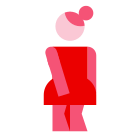 トイレに行きたい女性 icon