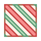 Modèle de canne de bonbon icon