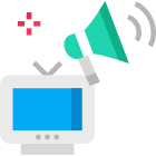 tv advertisement icon