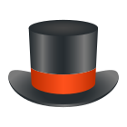 emoji del cappello a cilindro icon