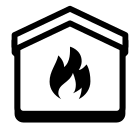 Feuerwehrstation icon