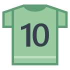Camisa del jugador Filled icon