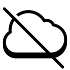 Nube no disponible icon