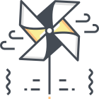 Papier-Windmühle icon