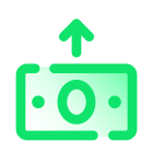 Geldtransfer zu initiieren icon