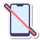 No dispositivi mobili icon