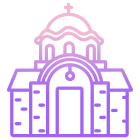 externe-cathédrale-orthodoxe-de-timisoara-russie-icongeek26-contour-gradient-icongeek26 icon