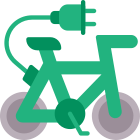 Bicicleta elétrica icon