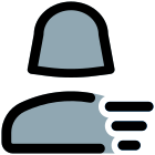 Sort the document from center side single female user portal icon