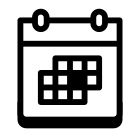 Calendrier détachable icon