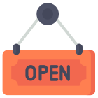 Open Sign icon