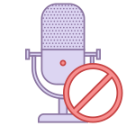 Block Microphone icon