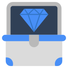 外部-Diamond-gaming-vectorslab-flat-vectorslab-3 icon
