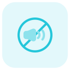 Silencing the cell phone in a shopping mall icon