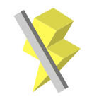 Flash desligado icon