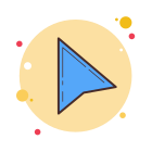 파란색 포인터 icon