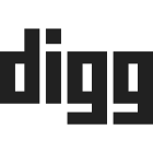 Digg a news aggregator with a curated front page icon