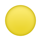 黄色の丸の絵文字 icon