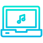 Laptop Music icon