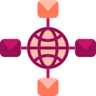 Email Network icon