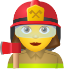 Frau-Feuerwehrmann icon