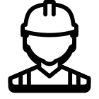 Lavoratore uomo icon