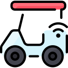 Golf cart icon