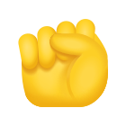 Emoji mit erhobener Faust icon