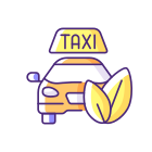Eco-Friendly Taxi icon