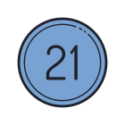 21 Circled C icon