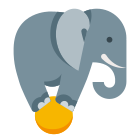 Circo elefante icon