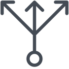 Branching Arrows icon