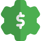 Finance and money setting with dollar sign icon