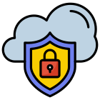 Cloud protection icon