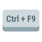 Ctrl+F9キー icon